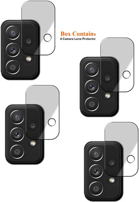 ISAAK Back Camera Lens Glass Protector for Samsung Galaxy A52s 5G, Samsung Galaxy A52, Samsung Galaxy A52 5G(Pack of: 4)