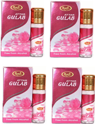 MONET 4 gulab attar,8 ml each,pack of 4. Floral Attar(Rose)