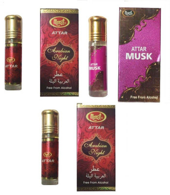 MONET 2 arabian night attar & 1 musk attar Herbal Attar(Musk)