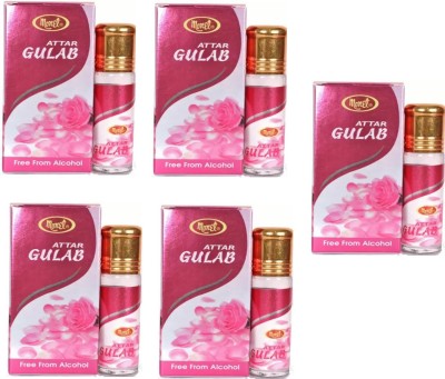 MONET 5 gulab attar,8 ml each.pack of 5 Floral Attar(Rose)