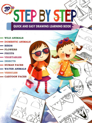 Step By Step Easy Drawing Learning Book(Paperback, Jp Academics)