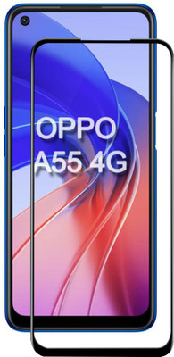 VAlight Edge To Edge Tempered Glass for OPPO A55(Pack of 1)