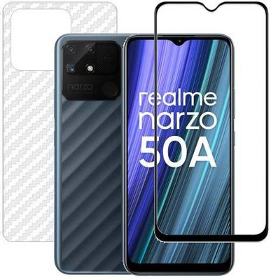 VIGHNAD Front and Back Tempered Glass for Realme Nazro 50A(Pack of 2)
