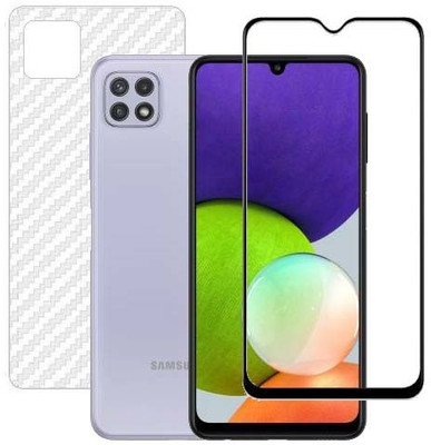 VIGHNAD Front and Back Tempered Glass for Samsung A22 5G(Pack of 2)