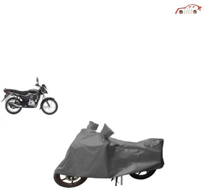 Voilito Two Wheeler Cover for Bajaj(Platina 110 H-Gear, Grey)