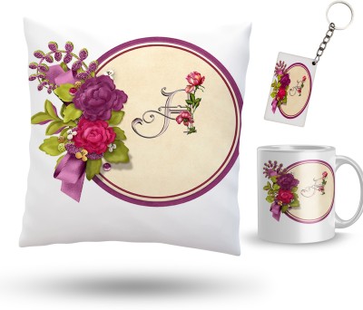 RADHKESHAVRANI Cushion, Keychain, Mug Gift Set