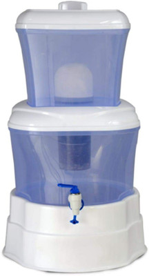 PURENIR 25-Ltrs Alkaline NATURAL STONES and Gravity based Non Electricity Water Purifier Bottom Loading Water Dispenser
