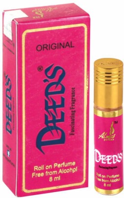 Almas Eco series DEEDS PINK (8 ML) Floral Attar(Floral)