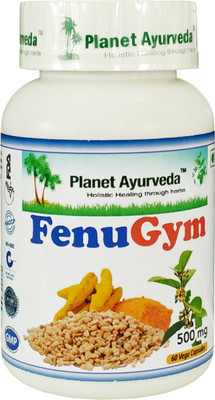 Planet Ayurveda FENUGYM CAPSULES(60 Capsules)
