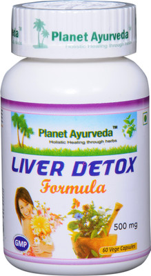 Planet Ayurveda LIVER DETOX FORMULA CAPSULES(60 Capsules)