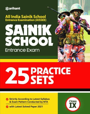 25 Practice Sets Sainik School Pravesh Pariksha Class 9 2022(Paperback, Arihant Experts)