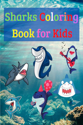 Sharks Coloring Book for Kids(English, Paperback, Celeste Lyons)