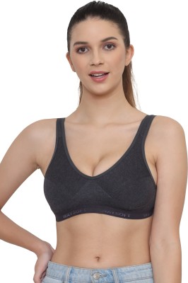 WaySoft Beautiful Best Quality Sports Bra Women Sports Non Padded Bra(Black)