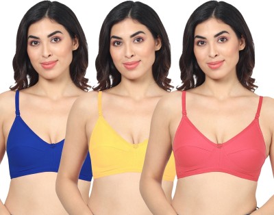 TEENY BOPPER Women T-Shirt Non Padded Bra(Multicolor)