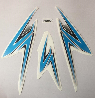 HRBull Sticker & Decal for Scooter(Multicolor)