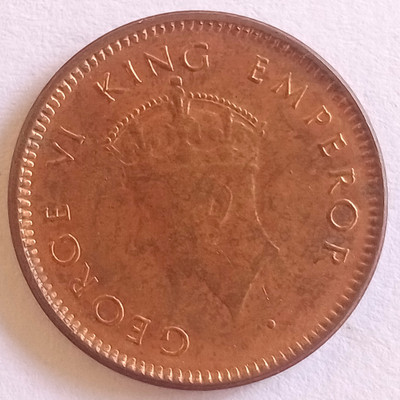 MANMAI COINS TOP UNC HIGH GRADE - BRITISH INDIA - 1/12 Anna - George VI 1939 Bronze 1.62 g 17.5 mm Medieval Coin Collection(1 Coins)