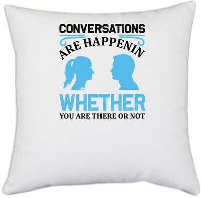 UDNAG Polyester Cushions & Pillows Cover(40.5 cm*40.5 cm, White)