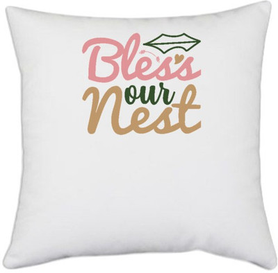 UDNAG Polyester Cushions & Pillows Cover(40.5 cm*40.5 cm, White)