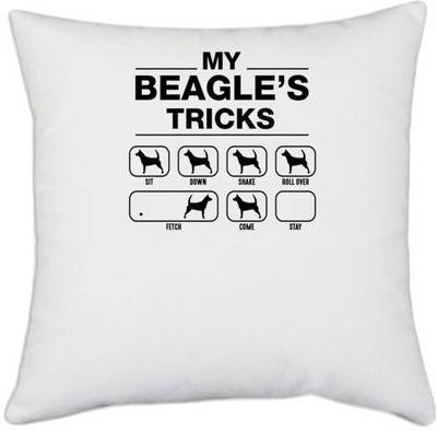 UDNAG Polyester Cushions & Pillows Cover(40.5 cm*40.5 cm, White)