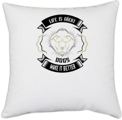 UDNAG Polyester Cushions & Pillows Cover(40.5 cm*40.5 cm, White)