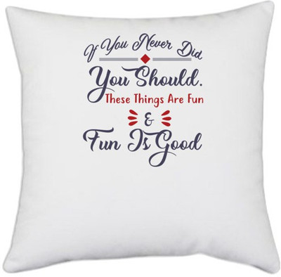 UDNAG Polyester Cushions & Pillows Cover(40.5 cm*40.5 cm, White)