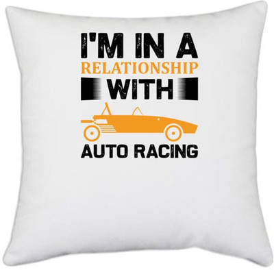 UDNAG Polyester Cushions Cover(40.5 cm*40.5 cm, White)