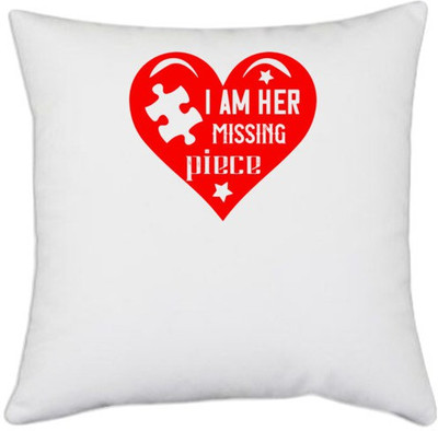 UDNAG Polyester Cushions Cover(40.5 cm*40.5 cm, White)