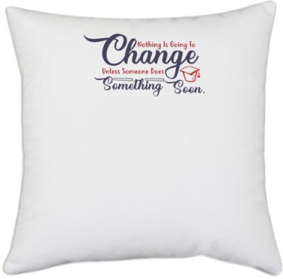 UDNAG Polyester Cushions & Pillows Cover(40.5 cm*40.5 cm, White)