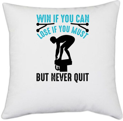 UDNAG Polyester Pillows Cover(40.5 cm*40.5 cm, White)