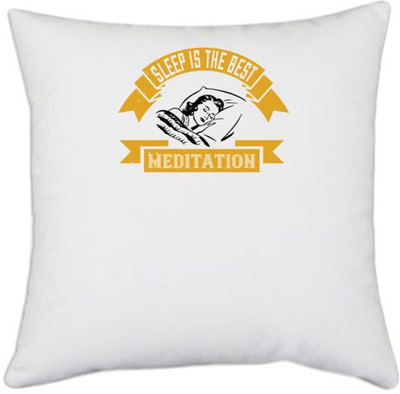 UDNAG Polyester Cushions & Pillows Cover(40.5 cm*40.5 cm, White)