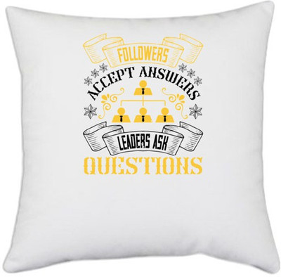 UDNAG Polyester Cushions & Pillows Cover(40.5 cm*40.5 cm, White)