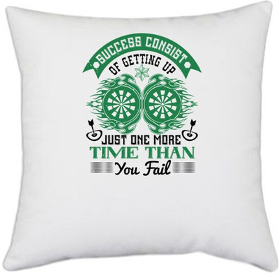 UDNAG Polyester Cushions Cover(40.5 cm*40.5 cm, White)