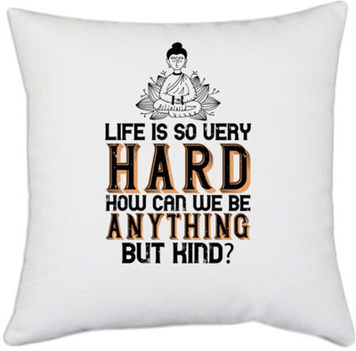 UDNAG Polyester Cushions & Pillows Cover(40.5 cm*40.5 cm, White)