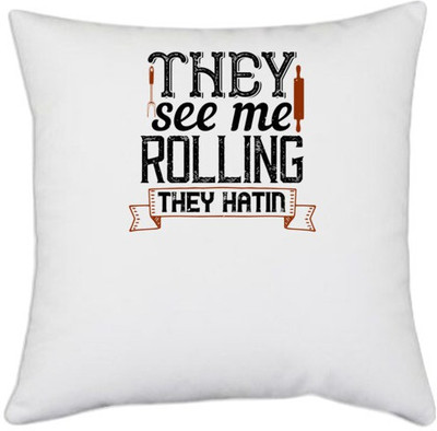 UDNAG Polyester Cushions & Pillows Cover(40.5 cm*40.5 cm, White)