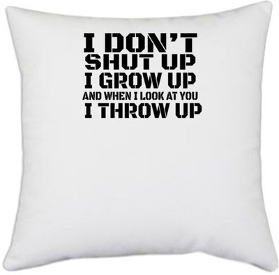 UDNAG Polyester Cushions & Pillows Cover(40.5 cm*40.5 cm, White)