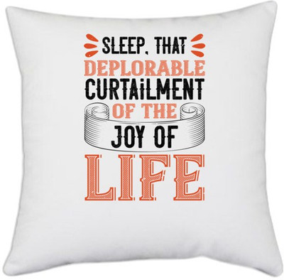 UDNAG Polyester Cushions & Pillows Cover(40.5 cm*40.5 cm, White)