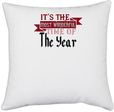 UDNAG Polyester Cushions & Pillows Cover(40.5 cm*40.5 cm, White)