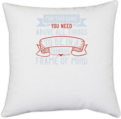 UDNAG Polyester Cushions & Pillows Cover(40.5 cm*40.5 cm, White)
