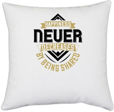 UDNAG Polyester Cushions & Pillows Cover(40.5 cm*40.5 cm, White)