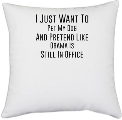 UDNAG Polyester Cushions & Pillows Cover(40.5 cm*40.5 cm, White)