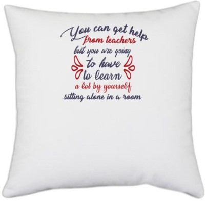 UDNAG Polyester Cushions & Pillows Cover(40.5 cm*40.5 cm, White)