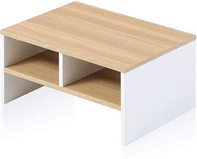UniAart 3 Compartments Engineered Wood open(Beige, White)