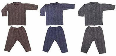 Vaquita Top - Pyjama Set For Baby Boys & Baby Girls(Multicolor, Pack of 2)