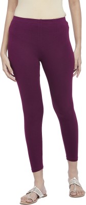 Rangmanch by Pantaloons Ankle Length Ethnic Wear Legging(Purple, Solid)