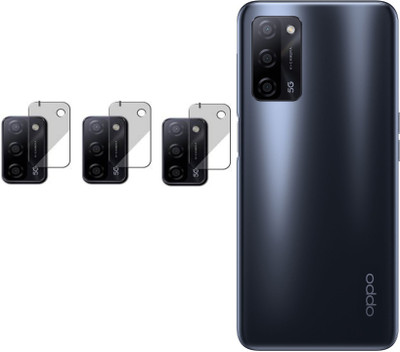 XAZE Back Camera Lens Glass Protector for OPPO A 53S(Pack of: 3)