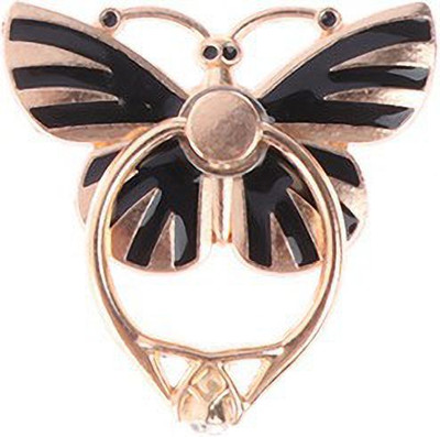 Renyke Luxury Universal Mobile Holder Stand, 3D Ring Finger Grip for Mobile Tablet (Butterfly) Mobile Holder