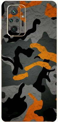 AsSkin Redmi Note 10Pro Max, redmi note 10 pro max Mobile Skin(Ultra Super Military Orange Camouflage Skin With High Matte Finish.,)