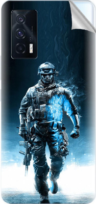 Snooky vivo iQOO7 (India) Mobile Skin(Blue)