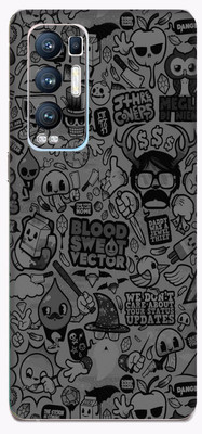 Xuwap Oppo Reno5 Pro+ 5G Mobile Skin(Grey)