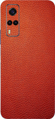 AsSkin Vivo Y53 s, vivo y 53s Mobile Skin(Ultra Super Red Leather With High Matte Finish.,Skin)